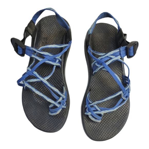 Chaco Women's Blue ZX/3 Sandals - Picture 1 of 8